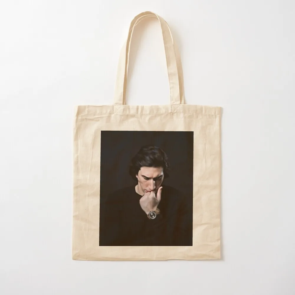 

Adam Driver - Solemn Greek Statue in a Good Boy Sweater Tote Bag bag luxury women hand bags Canvas Tote Bag