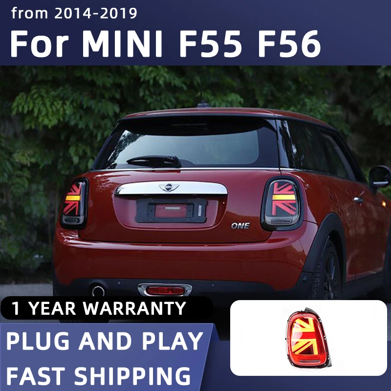 Car Styling Taillights for BMW mini F55 F56 F57 cooper LED Tail Light 2014-2020 Tail Lamp DRL Rear Turn Signal Automotive Acces