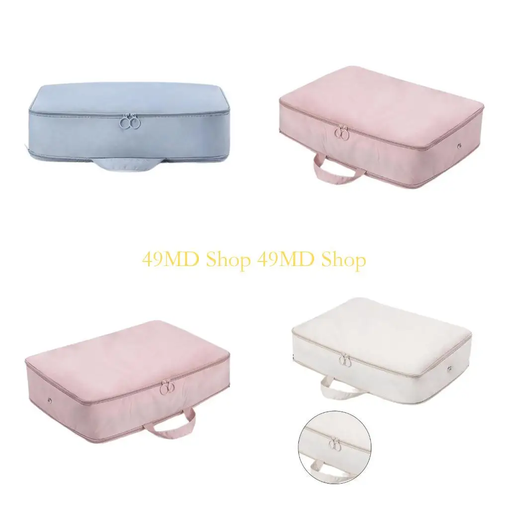49MD Suitcase Organisers Expandable Storage Bag Packing Cubes with Double Zipper