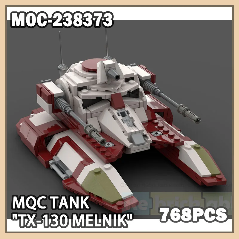 

MOC-238373 model Tank Building Block TX-130 Melnik Military War Series Creative Puzzle Educational toys Gift 768PCS