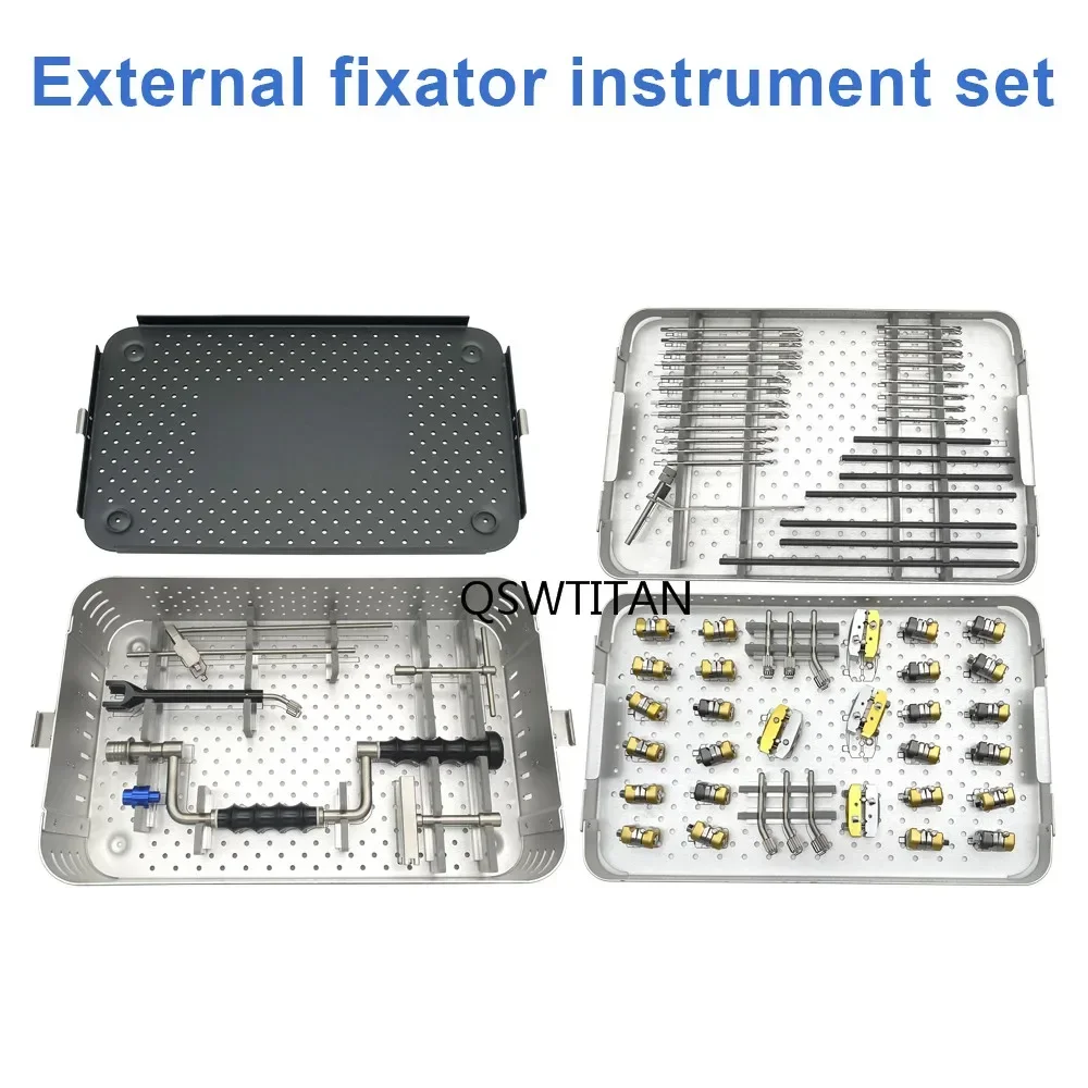 Stainless Steel Upper Limb External Fixator Orthopedic Instrument Box External Fixation  Instrument