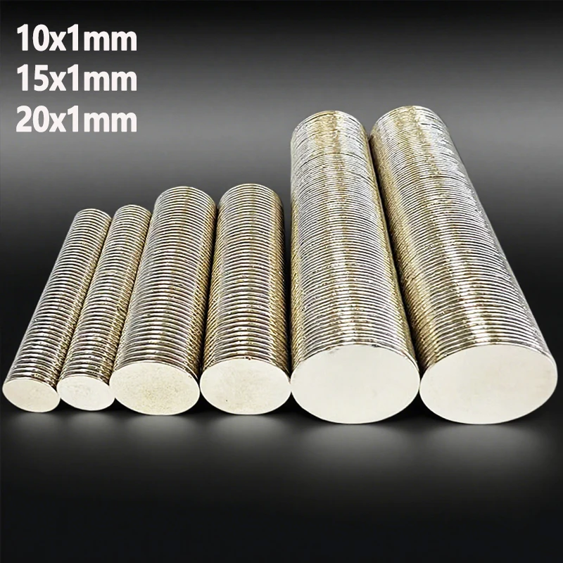 

10-200pcs Thin Round Magnet 10x1 15x1 20x1mm Fridge Craft Diy Whiteboard Office Refrigerator Home 10*1 15*1 20*1mm Accessory