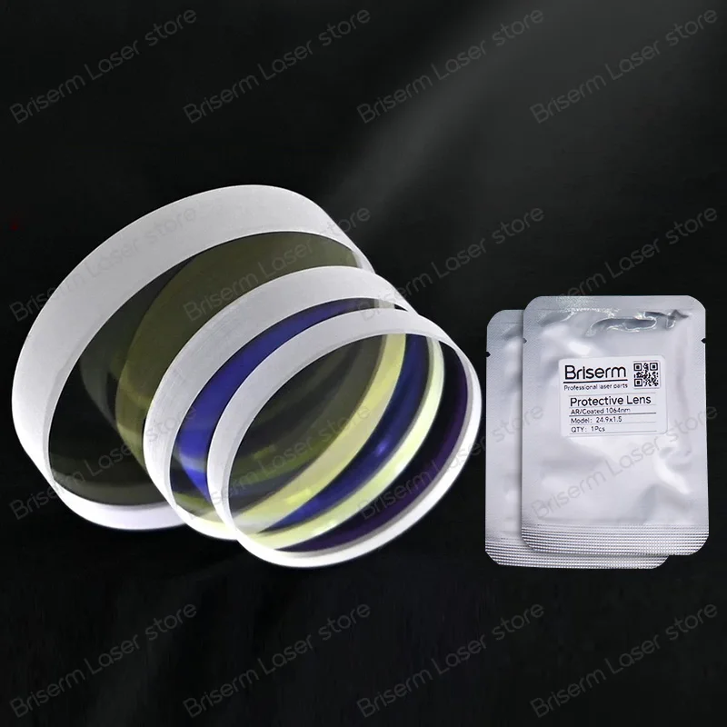 Briserm Raytools Fiber Laser Lens 27.9x4.1 24.9x1.5 4kw Raytools Laser Optische Bescherming Windows Lens 211LCG0037 211LCG0020