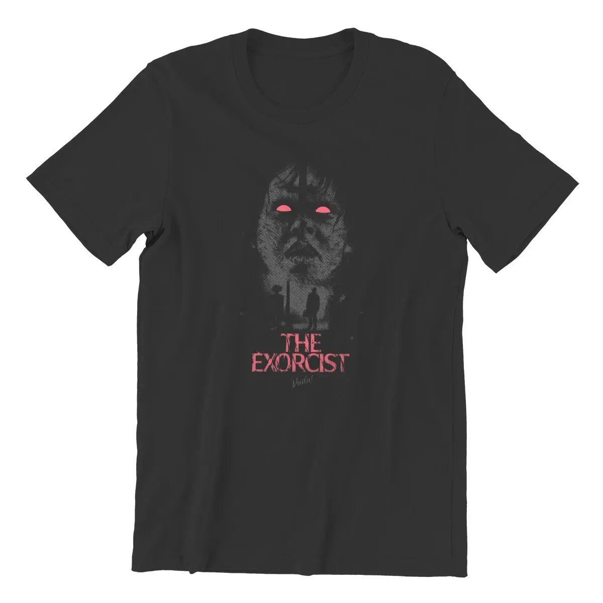 The Exorcist Linda Blair Horror The Exorcist Halloween Scary Devil movie Unisex T-Shirt for Men 100% Cotton printed Tee