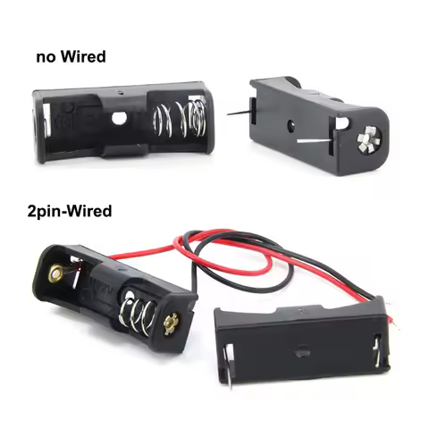 5PCS 23A /A23 Battery 12V Clip Holder Box Case Black For 23A MN21 MS21 Battery