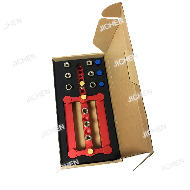 

Позиционер прямых отверстий JC для деревообработки, дырокол с шипами, позиционер, открывалка для отверстий, деревообрабатывающий сверлильный инструмент «сделай сам»