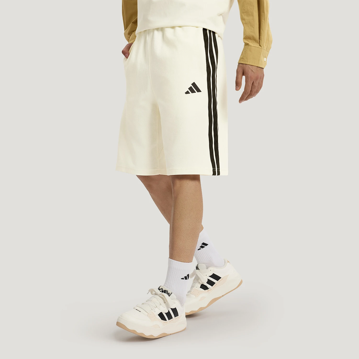 Adidas genuine ST 3ST SHORT men's elastic loose shorts KR2528