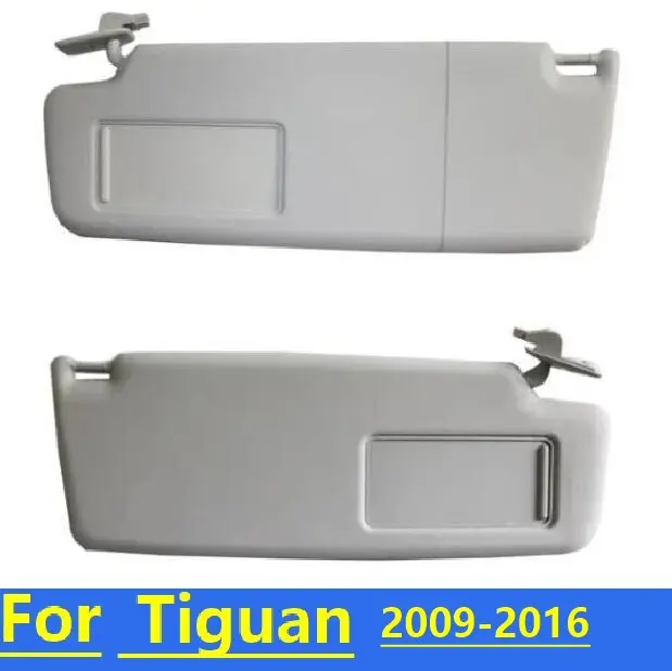 Para VW Tiguan 2008 2009 2010 2011 2012 2013 2014 2015 2016 Sunvisor Interior Com Espelho Viseira frontal montagem acessórios do carro