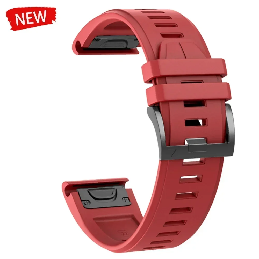 QuickFit Siliconen 22 26mm Band voor Garmin fenix 6 6X Pro 7 7X 5X 5 Plus fenix8 E Horlogeband Forerunner 955 965 Tactix 8 Armband
