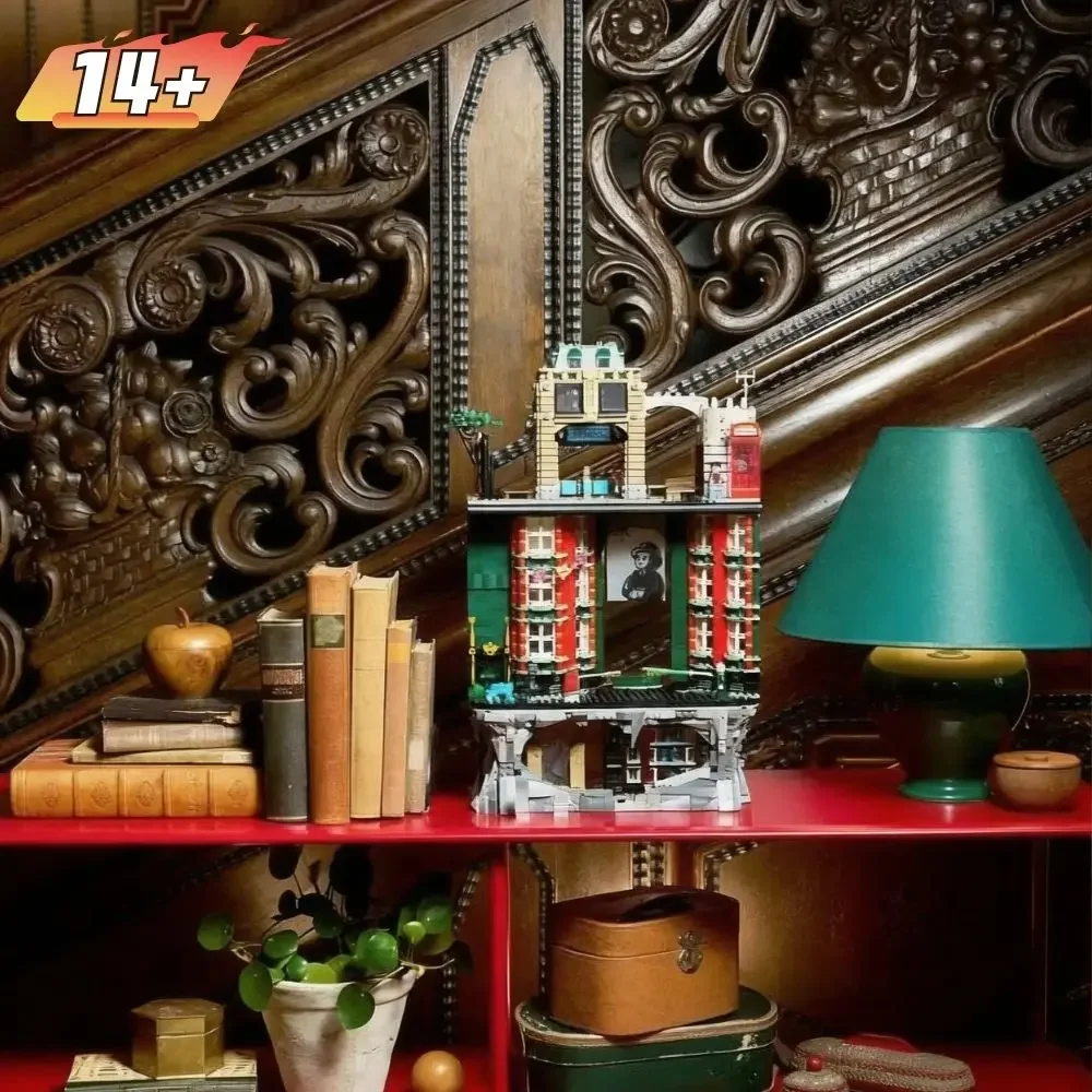 S 3491Pcs Mystic Official Mansion Building Kit Open Tiered Structure Model With Abundant Scene Details Hobby Collectible Present