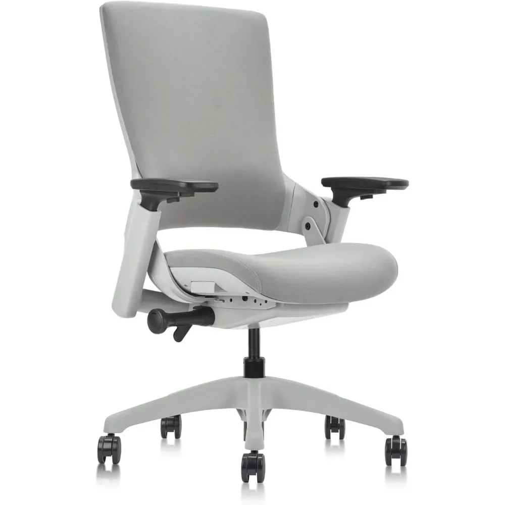 

Adjustable office chair that conforms to ergonomics, fabric backrest task chair 27.8"D x 27.8"W x 43.3"H