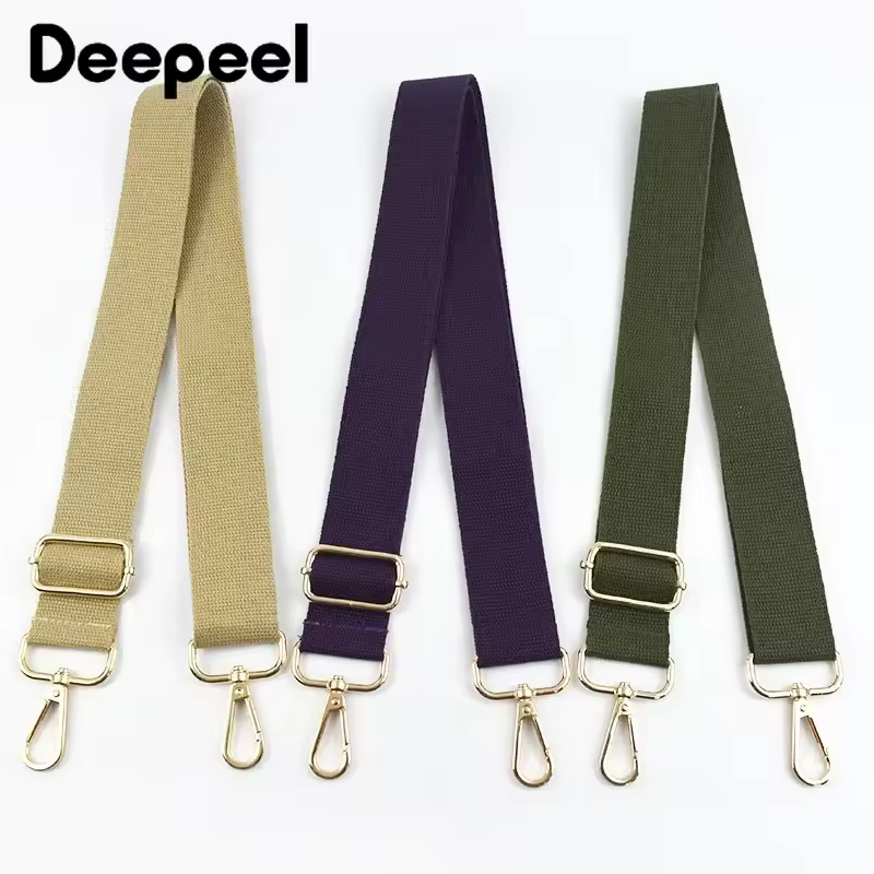1Pc Deepeel 38mm Wide Canvas Bag Strap 80-140cm Adjustable Women's Handbag Replace Shoulder Straps Crossbody Bags Accessories - Image 4