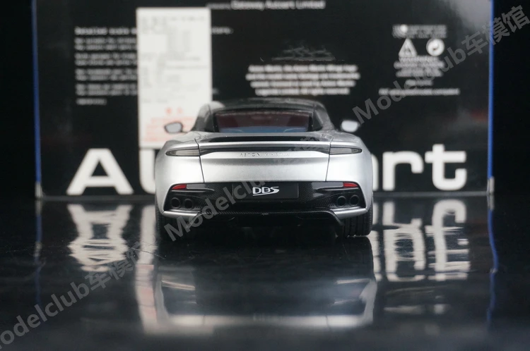 Autoart 1:18 DBS Silver Simulation Limited Edition All Open Alloy Metal Static Car Model Toy Gift
