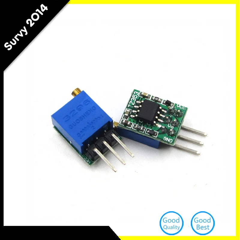 50Hz-6KHz TP354 NE555 Module Square Wave Pulse Generator Oscillator Output Signal Source Frequency Adjustable 200mA DC 5-15V