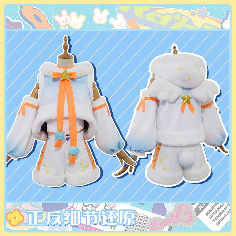 Ensemble Stars Cos Rabits Team Cosplay Fantasy Trip Album  Cute Plush winter Costume Christmas New Year suit B