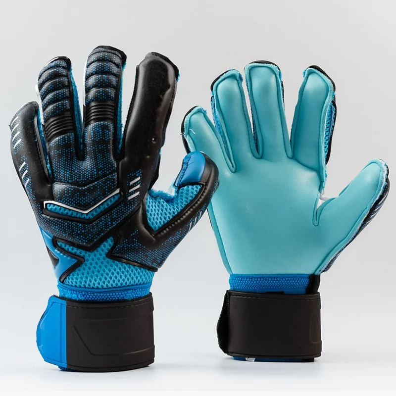 

2024 New Football Goalkeeper Gloves Thickened Teen Adult Latex Fingerless Training Breathable Comfortable Football Gloves