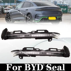 SC For BYD Seal Auto Car Accessories Exterior Rearview Side Mirror Glass LED Turn Signal Strip Flash Lamp Light Left Right