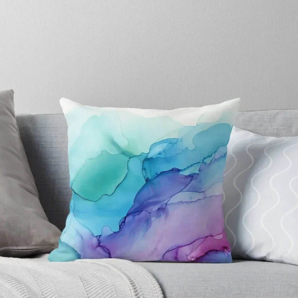 Abstract Colorful Ink Painting Throw Pillow Pillow Case Christmas Couch Pillows luxury home accessories pillow