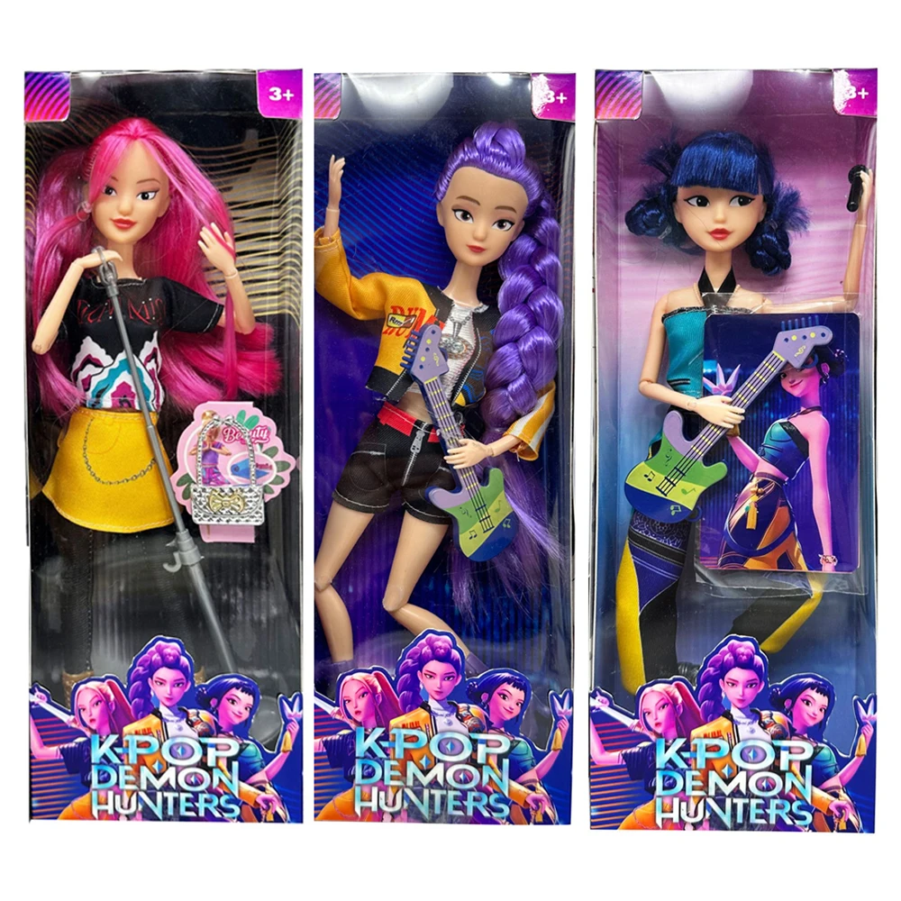 ألعاب الدمى الساخنة Kpop شيطان الصيادين عمل الشكل رومي ميرا زوي الأميرة الجميلة لتقوم بها بنفسك لعبة بلاستيكية للفتيات #1