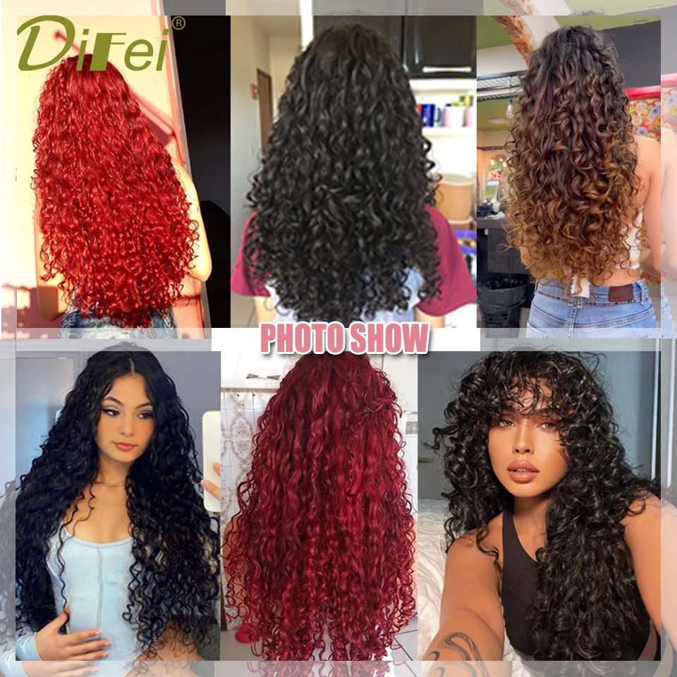 Deep-rolled Crochet Hair Extension Synthetic Wig Female Fashion Natural Fluffy Deep-rolled Braid Crochet Hair Extension Wig