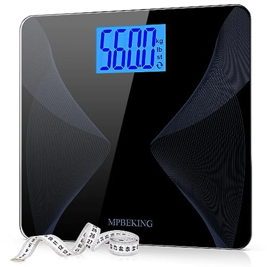 

Scale for Body Weight 560lbs High Capacity Bathroom Scales Extra Large Platform Accurate Weighing Scale LCD Backlit Display wit