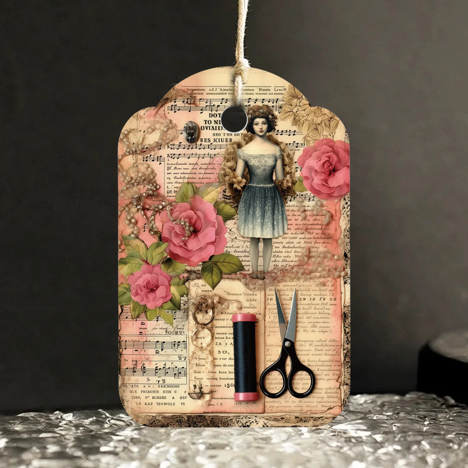 48pcs/set Vintage Sewing Machi - Sewing Label 评论和价格