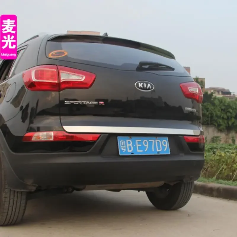 Para Kia Sportage 2011 2012 2013 2014 2015 2016 cubierta de maletero de puerta trasera embellecedora de puerta trasera tira de moldura accesorios de coche