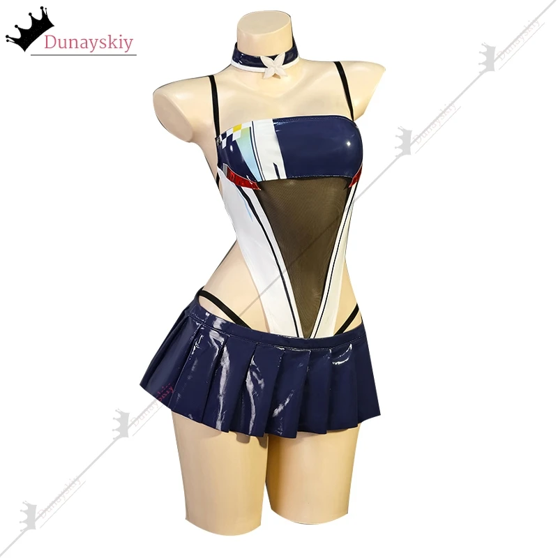 Game Azur Lane Shinano Racing Cosplay Costume Tight Silky Smooth Backless Jumpsuit Halloween Disguise for Women Body Suits