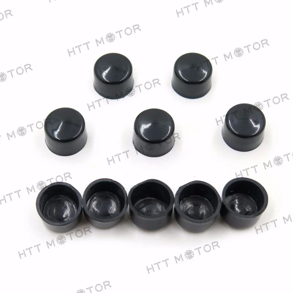 

5/16'' Allen Socket Bolt Cap Dress Kit for Harley-Davidson Misc Hardware 10pcs Aftermarket Motorcycle Accessories & Parts Black