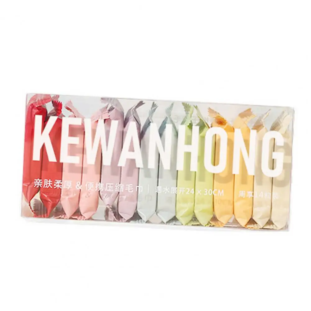 1 Box Practical Lightweight Compressed Towel Tear-Resistant Portable Compression Face Towel Cotton Washcloth Wipe Hands