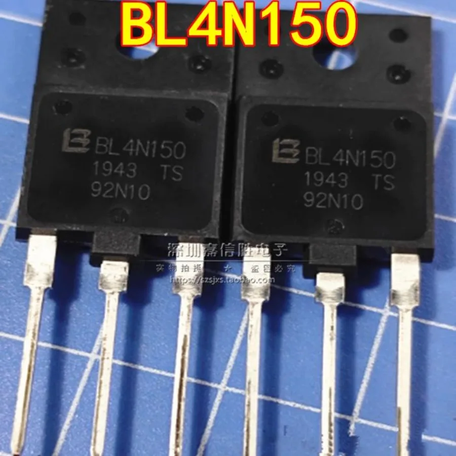 Transistor de potencia MOSFET, 10 piezas, nuevo, BL4N150, 4N150, 4A1500V, TO-3PF