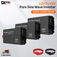 DATOUBOSS YLRX Series Pure Sine Wave Inverter DC To AC Power Transformer 1000W To 2000W Continuous Power Multiplugs Inverter