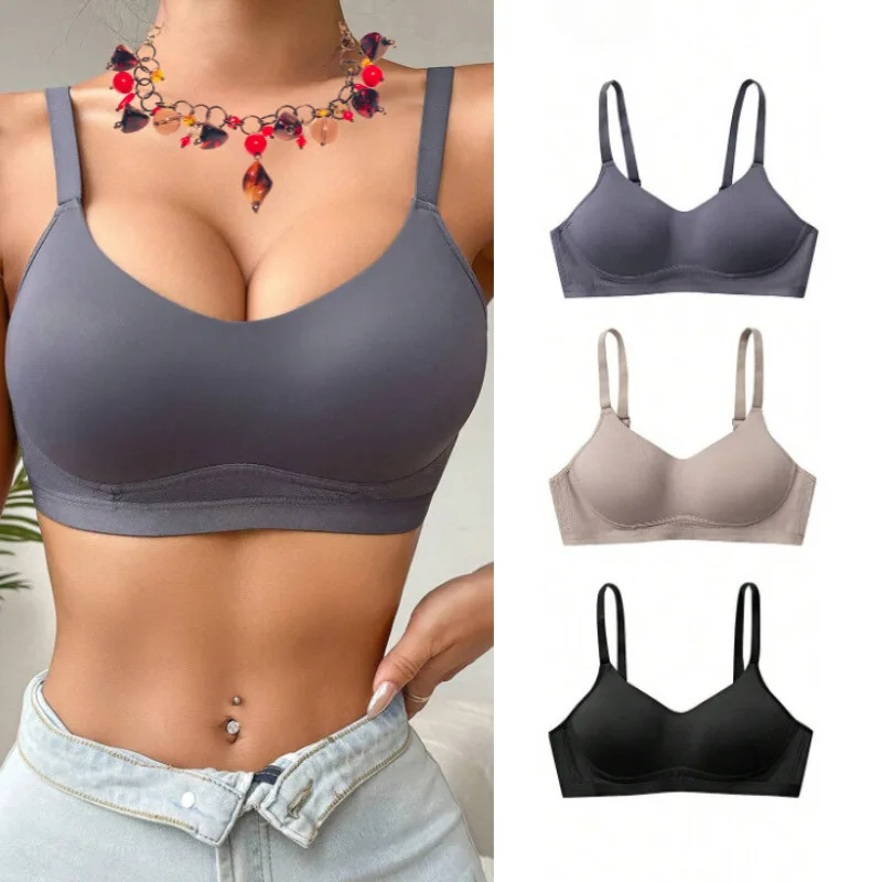 Smooth Large Size Large Chest Sports Breathable Mesh Thin Cup Bra Thin Cover Yama Specialty