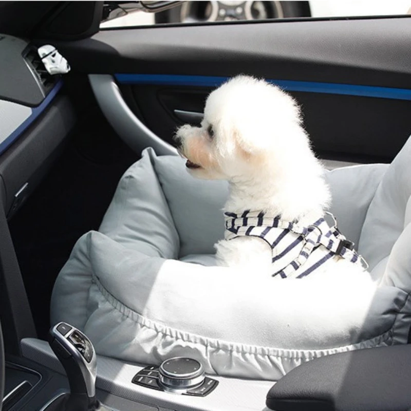 

Safe Carry House Puppy Bag Car Travel Accessories Pet Dog Carrier Folding Pet Car Seat Pad Removable Washable Dog Seat Basket