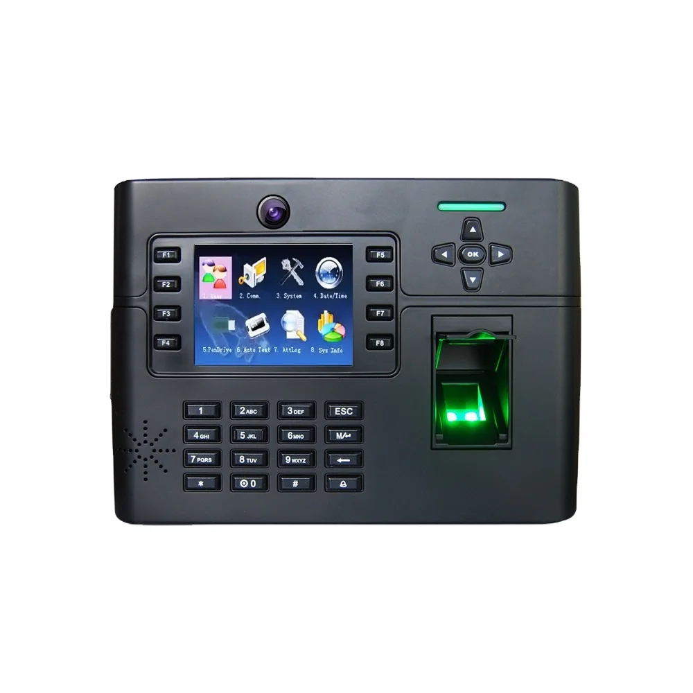 TFT900-H ZK Biotime Software Built-in Battery 50,000 Fingerprint Access Control And Time Attendance System