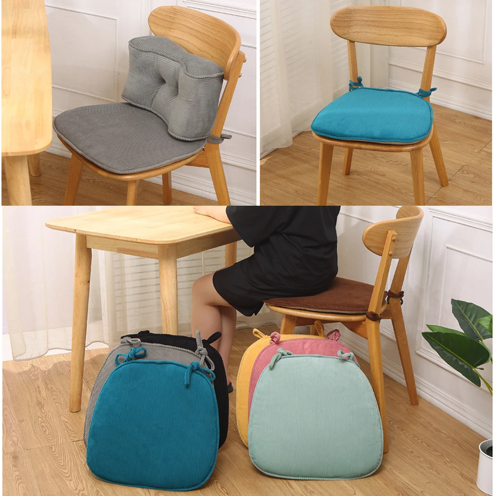 High Resilience Chair Cushion - Extra Thick Non-deformable Fixed To Chairs High Density Sponge Extra Long Bondage