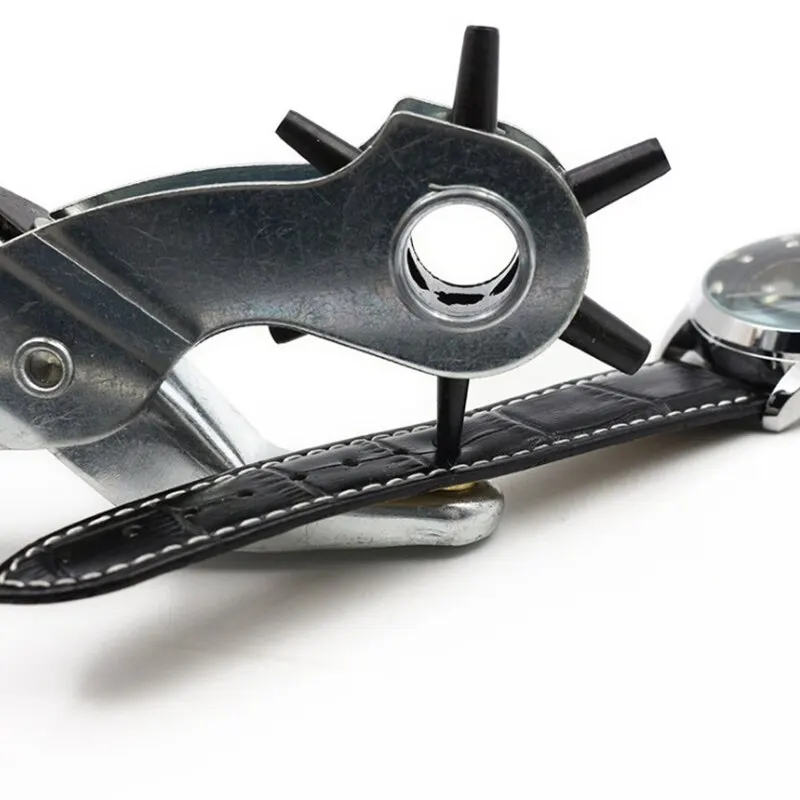 Professional Leather Punch Tool For Belts Watch Straps Handbag Multi Function Pliers