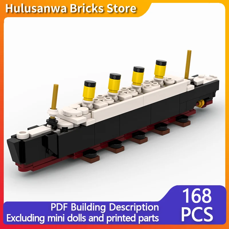 

Popular Movie Model MOC Building Bricks Movie Cruise Ship Modular Technology Gifts Holiday Assemble Children Toys Suit