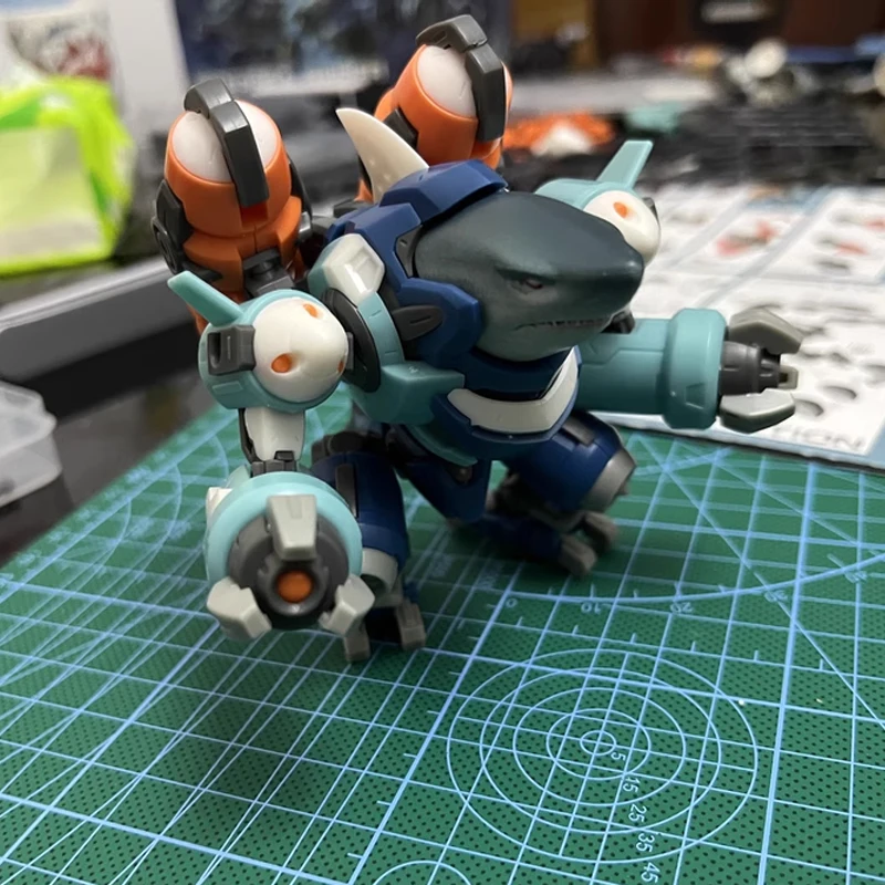 1/24 FIFTYSEVEN رقم 57 مان هنتر رقم 57 فرقة الدمى أنيمي عمل الشكل أعماق البحار الممزق القرش التجمع نموذج درع هدية مخصصة #6