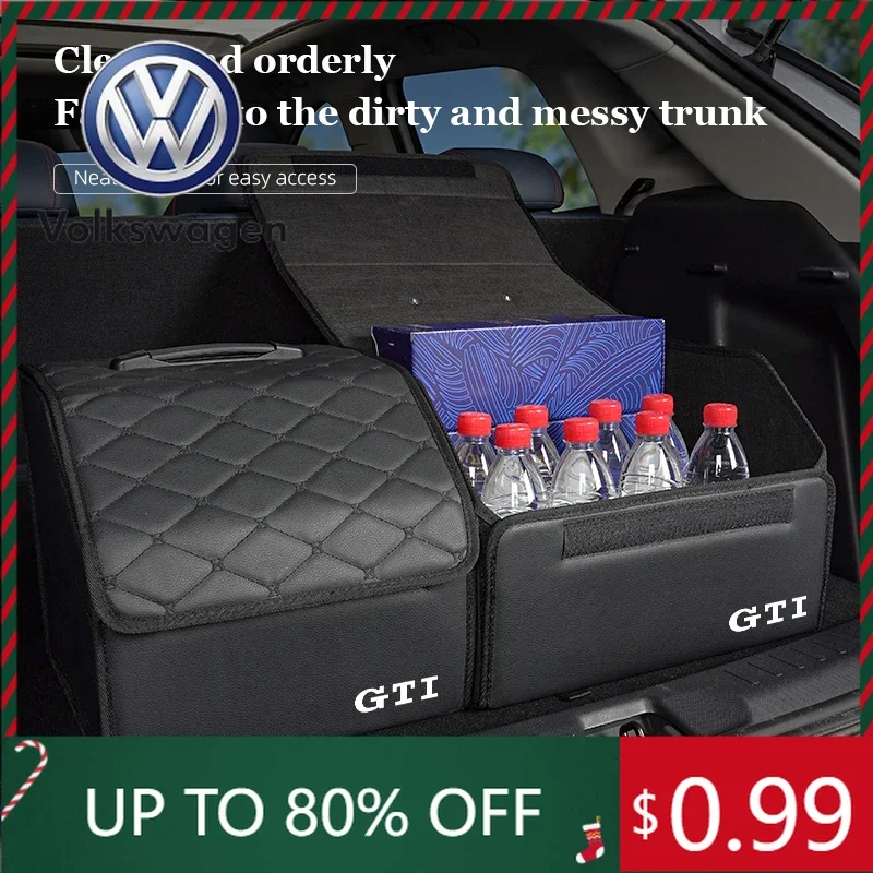 

Органайзер для багажника автомобиля VW Volkswagen Jetta MK5 Golf, складная сумка для хранения, аксессуары для GTI Volkswagen Magotan R G