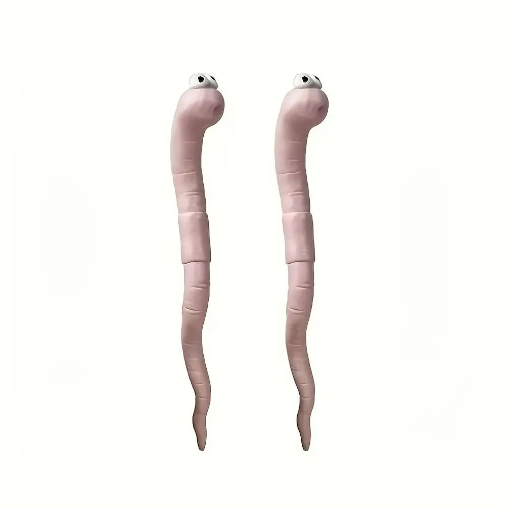 5pcs 5pcs Garden Ground Insertions Cute Design Fun Miniatures Earthworm Soil Moisture Meter Potted Plant Decor view 4