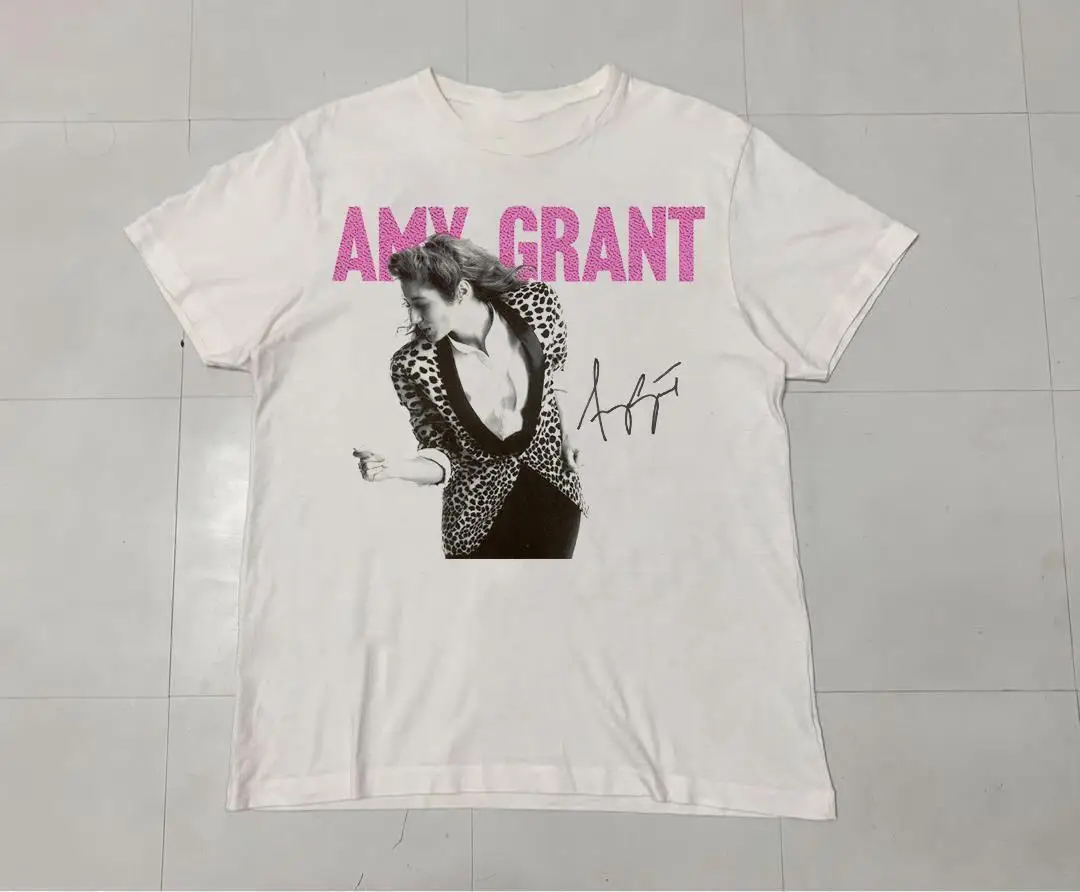 

Amy Grant Signature White T Shirt All Size