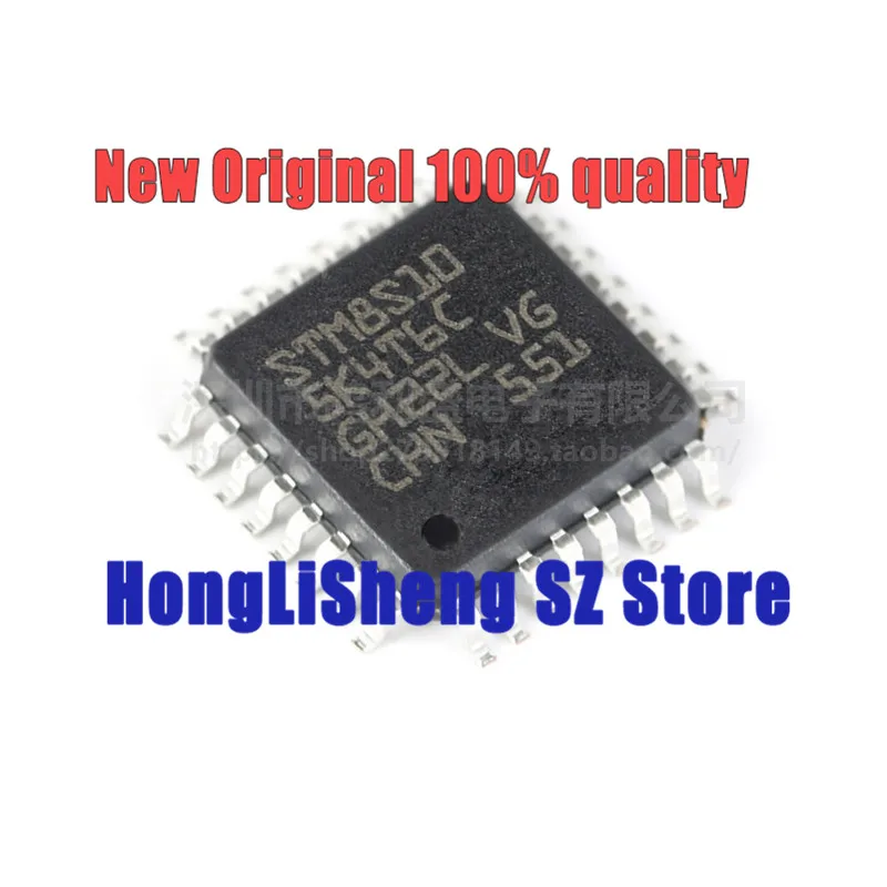 

10 шт./партия STM8S105K4T6C STM8S10 5K4T6C STM8S105 K4T6C LQFP-32 MCU Чипсет 100% новый и оригинальный телефон