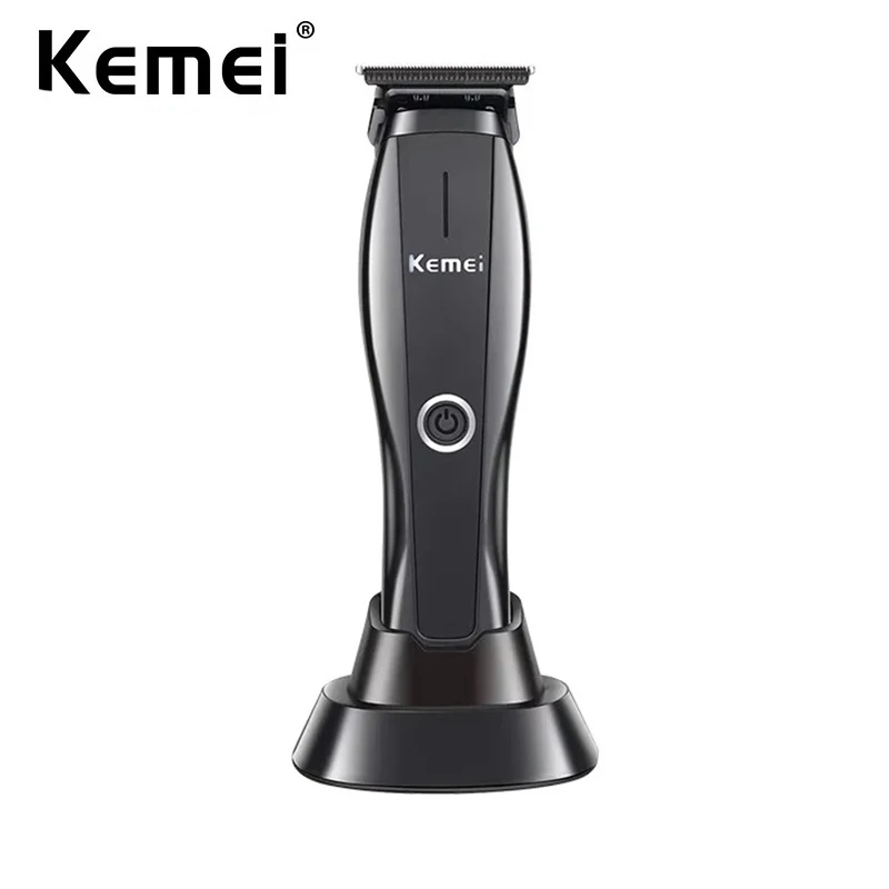 Kemei Zero Gapped Cordless Rechargeable Edgers Clippers Electric Beard Trimmer finish cutting machine Professional Hair Trimmer