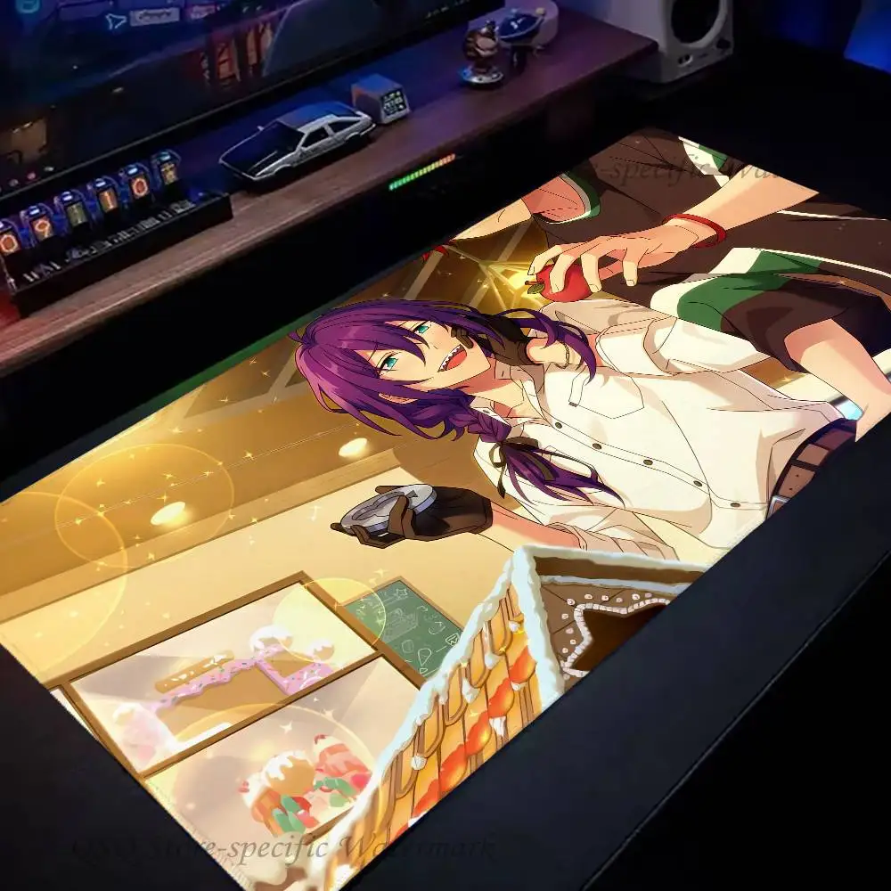 Ayase Mayoi Game Crazy Eden II Mousepad Non-slip Suitable For Office Computers Laptops E-sports Game Desk Mats XXL Keyboard