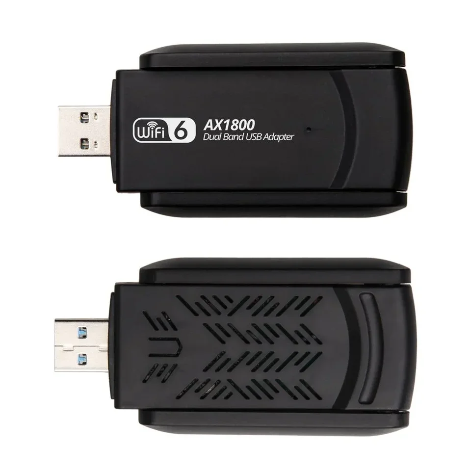 WiFi 6 USB Adapter 2.4G & 5G AX1800 High Speed USB3.0 Wireless