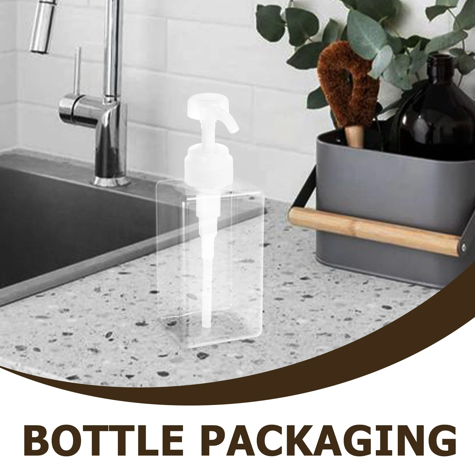 

3pcs Lotion Bottle Portable Travel Dispenser For Shampoo Body Wash Liquid Soap Refillable Press Type Pump Container Modern