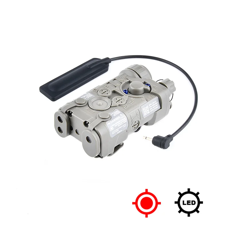 WADSN Taktische Airsoft NGAL Einfache Version Red Dot Grün Blau Anzeige Weiß LED Licht Fit 20mm Schiene Jagd Waffe gun Laser 6