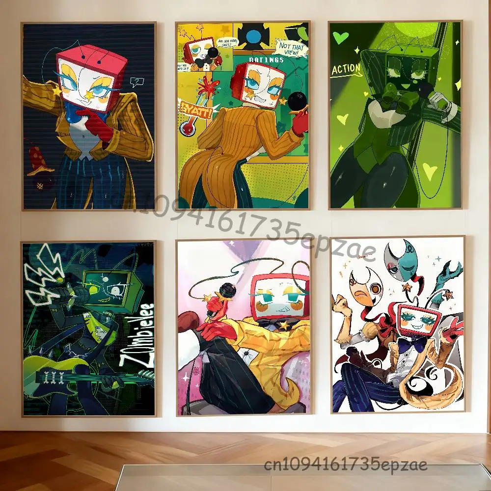 

Vee Fanart D-Dandysw-WorldS Poster Waterproof HD Wall Art Decal Self-Adhesive Aesthetic Decor For Home Living