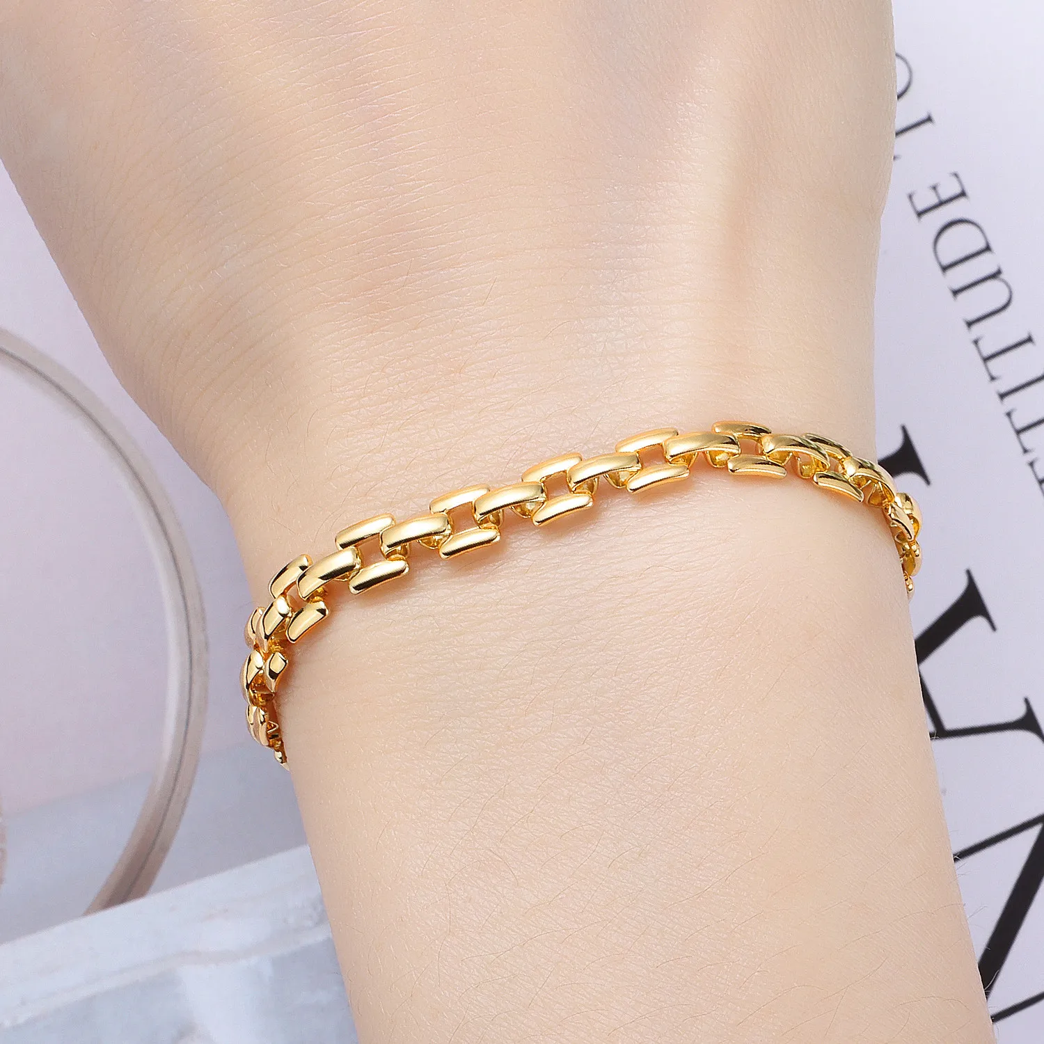 MISEFF S925 スターリングシルバーブレスレットチェ - Vintage Jewelry Watches Women のレビューと価格